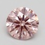2.00 Ct. Fancy Intense Pink Round Lab Grown Diamond