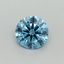 0.43 Ct. Fancy Vivid Blue Round Lab Grown Diamond
