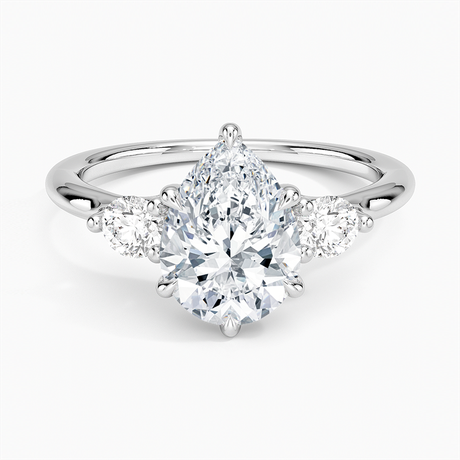 Freesia Three Stone Diamond Ring