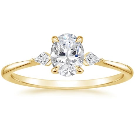 18K Yellow Gold Cometa Diamond Bridal Set