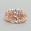0.50 Ct. Fancy Intense Pink Oval Lab Grown Diamond