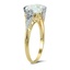 The Tallia Ring, smalltop view on a hand