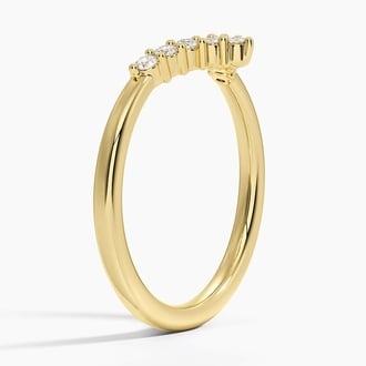 Melody Contoured Lab Diamond Ring (1/6 ct. tw.) in 14K Yellow Gold