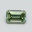 0.79 Ct. Fancy Intense Green Emerald Lab Grown Diamond