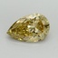 1.58 Ct. Fancy Vivid Yellow Pear Lab Grown Diamond