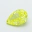 1.19 Ct. Fancy Vivid  Yellow Pear Lab Grown Diamond