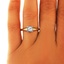 The London Ring, smalltop view on a hand