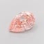 1.19 Ct. Fancy Intense Brownish Pink Pear Lab Grown Diamond