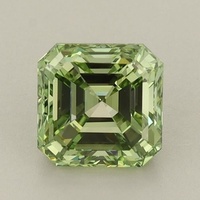 2.18 Ct. Fancy Intense Green Asscher Lab Grown Diamond