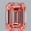 1.53 Ct. Fancy Vivid Pink Emerald Lab Grown Diamond