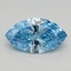 0.60 Ct. Fancy Vivid Blue Marquise Lab Grown Diamond