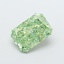3.07 Ct. Fancy Vivid  Green Radiant Lab Grown Diamond
