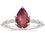 18K White Gold Marseille Half Coverage Diamond Ring (1/4 ct. tw.), smalltop view