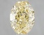 1.28 Ct. Fancy Intense Yellow Oval Lab Grown Diamond