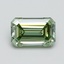 0.98 Ct. Fancy Intense Green Emerald Lab Grown Diamond