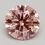 2.50 Ct. Fancy Pink Round Lab Grown Diamond