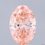 8.01 Ct. Fancy Vivid Pink Oval Lab Grown Diamond