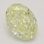 1.24 Ct. Fancy Light Yellow Oval Diamond