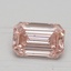 1.01 Ct. Fancy Intense Pink Emerald Lab Grown Diamond