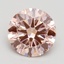 2.50 Ct. Fancy Intense Pink Round Lab Grown Diamond