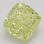 1.35 Ct. Fancy Yellow Cushion Diamond