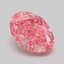 1.03 Ct. Fancy Vivid Pink Oval Lab Grown Diamond