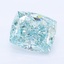 1.20 Ct. Fancy Intense Greenish Blue Cushion Lab Grown Diamond