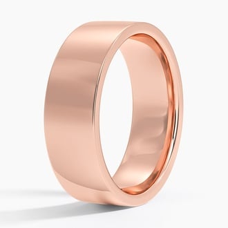 Mojave 7mm Wedding Ring in 14K Rose Gold