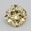 2.68 Ct. Fancy  Yellow Cushion Lab Grown Diamond