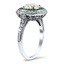 The Josefina Ring, smalltop view on a hand