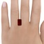 12.6x7.6mm Unheated Red Modified Emerald Oregon Sunstone, smalladditional view 1