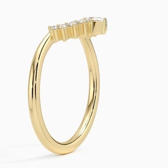 Elongated Lunette Diamond Ring (1/8 ct. tw.)