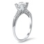 The Hedia Ring, smalltop view on a hand