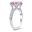 Radiant Cut Pink Sapphire Ring, smallview