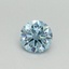 0.33 Ct. Fancy Vivid Blue Round Lab Grown Diamond