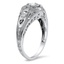 The Varinia Ring, smalltop view on a hand