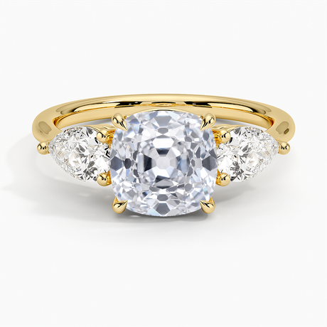 Luxe Opera Three Stone Diamond Ring - Brilliant Earth