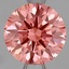 1.08 Ct. Fancy Vivid Pink Round Lab Grown Diamond