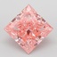 5.51 Ct. Fancy Vivid  Pink Princess Lab Grown Diamond