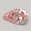 0.50 Ct. Fancy Intense Pink Pear Lab Grown Diamond