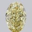 3.06 Ct. Fancy Yellow Oval Lab Grown Diamond