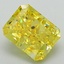 2.51 Ct. Fancy Vivid Yellow Radiant Lab Grown Diamond
