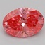 1.58 Ct. Fancy Vivid Pink Oval Lab Grown Diamond