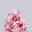0.38 Ct. Fancy Vivid Pink Heart Lab Grown Diamond
