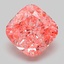 2.05 Ct. Fancy Vivid Pink Cushion Lab Grown Diamond