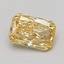 0.86 Ct. Fancy Vivid Yellow Radiant Lab Grown Diamond