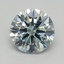 0.51 Ct. Fancy Green Round Lab Grown Diamond