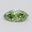 1.03 Ct. Fancy Vivid Green Marquise Lab Grown Diamond