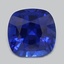 6.9mm  Blue  Cushion   Sapphire