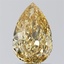 1.14 Ct. Fancy Intense Yellow Pear Lab Grown Diamond